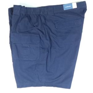 Croft & Barrow Mens Navy Cargo Shorts Size 48 NWT
